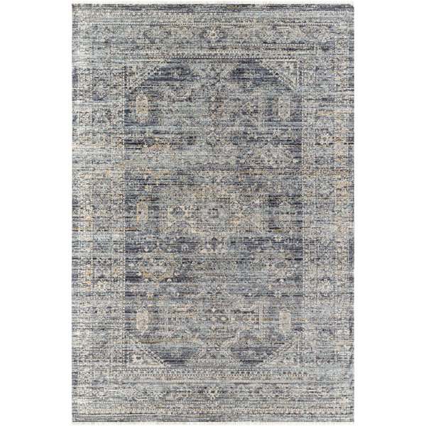 Becki Owens x Surya Margaret Vintage Navy/Taupe Area Rug Wayfair Canada